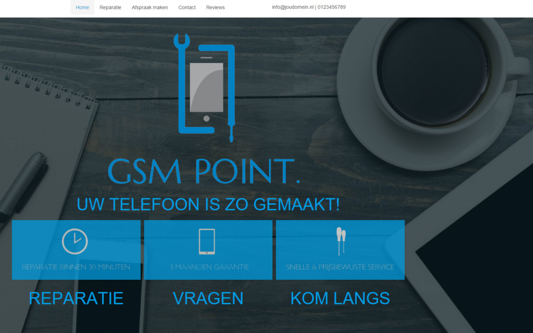 Webdesign: GSM Point V2