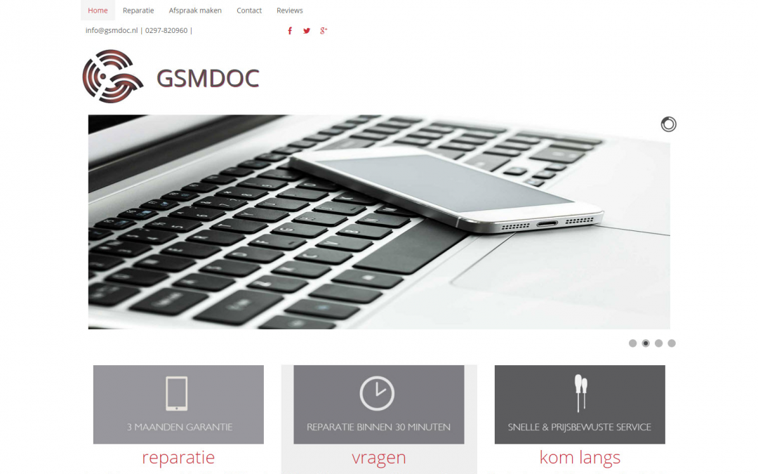 Webdesign: GSM Doc