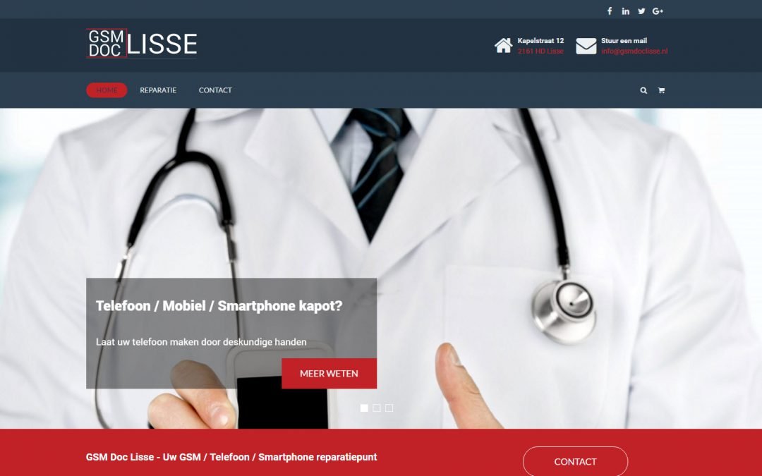 Webdesign: GSM Doc Lisse