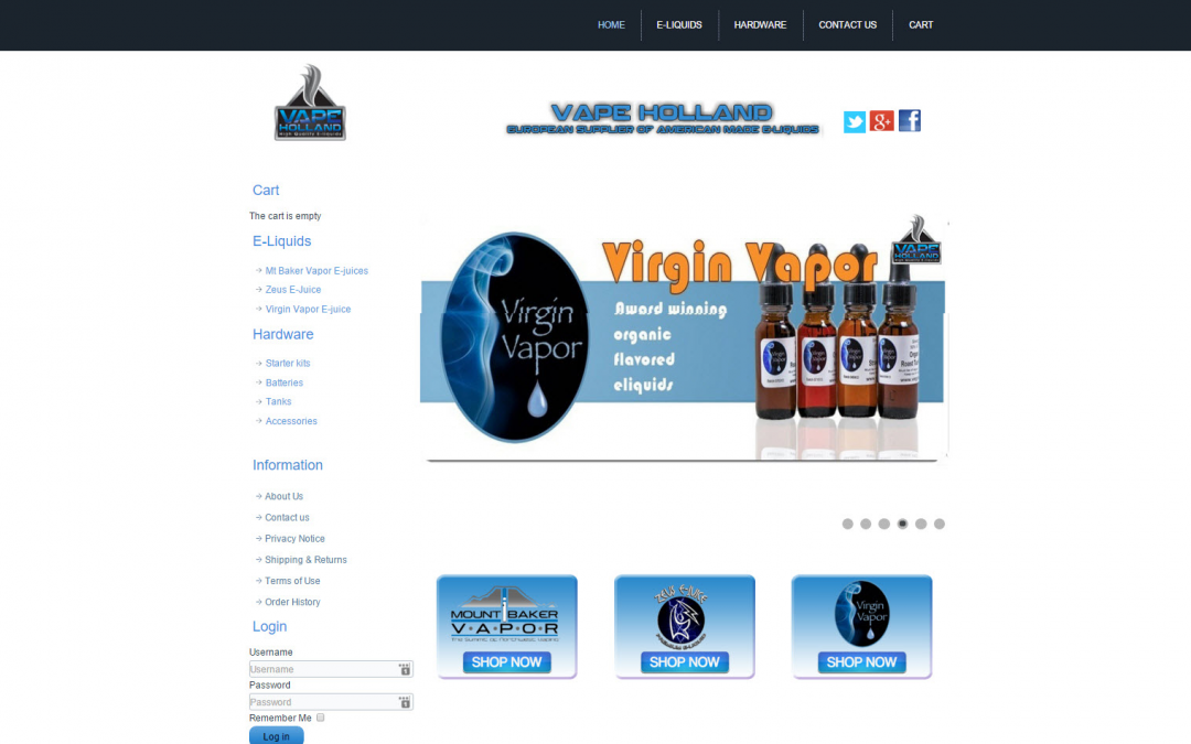 Webshop Vape Holland