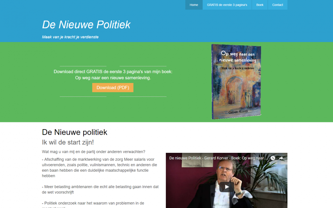 Webdesign: De nieuwe politiek