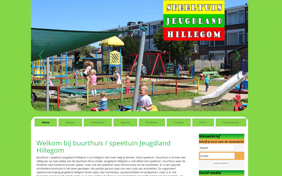 Website: Speeltuin Jeugdland v1